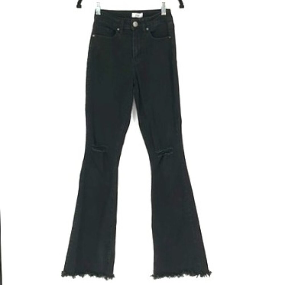 24) YMI Black Skinny Flare Jeans  Women Size 3 / 26